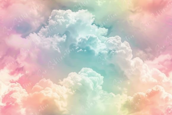 Download Colorful Pastel Clouds - Colorful Collection