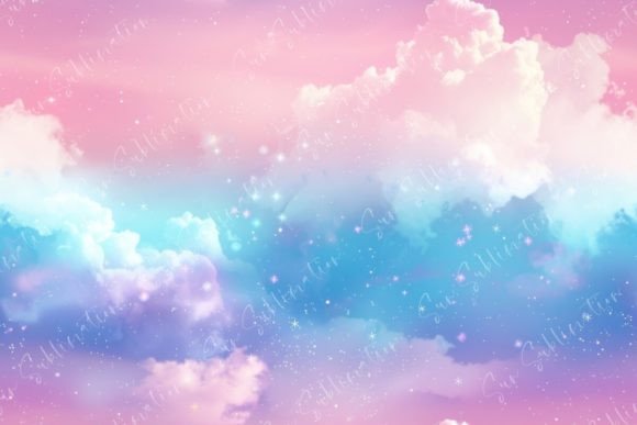 Download Colorful Pastel Clouds Pink Blue and - Colorful Collection
