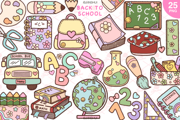 Download Back to School Clip Art, Education, Png - Back to school Collection