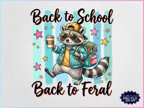 Download Back to School Back to Feral Raccoon PNG - Premium Resources