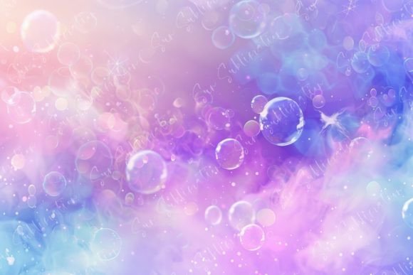Download Colorful Pastel Background with Bubbles - Colorful Collection