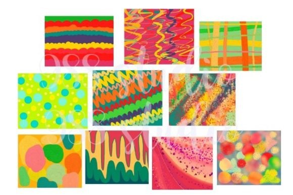 Download Colorful Frame Summer Geometric Paper - Colorful Collection