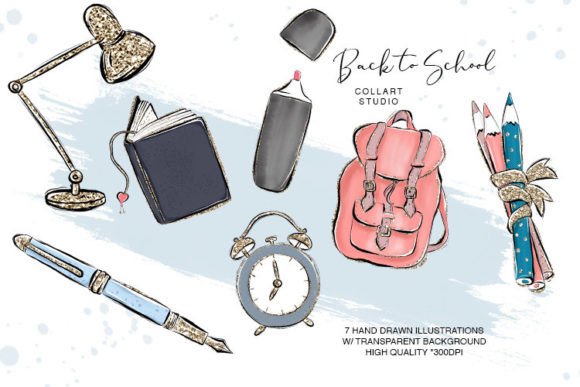 Download Back to School Clip Art, School Supplies - Back to school Collection